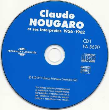2CD Various: Claude Nougaro Et Ses Interprètes Vol. 2 1956-1962