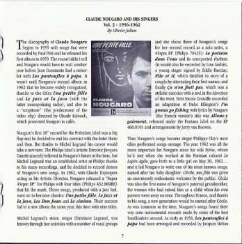 2CD Various: Claude Nougaro Et Ses Interprètes Vol. 2 1956-1962