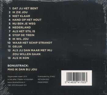 CD Claudia de Breij: Alleen