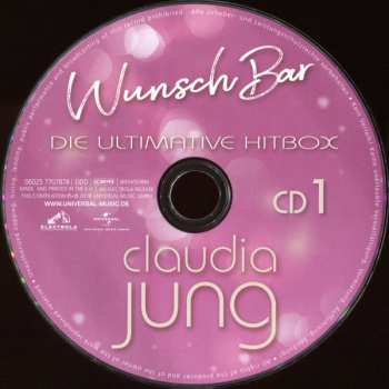 3CD Claudia Jung: Unverwechsel Bar - Die Ultimative Hitbox