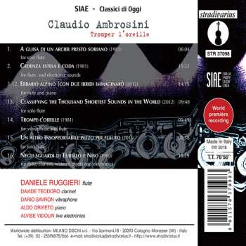 CD Aldo Orvieto: Tromper L'Oreille (Flute Music)