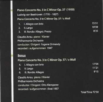 10CD Claudio Arrau: Plays Beethoven, Milestones Of A Piano Legend