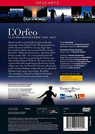 DVD Teatro Alla Scala: L'Orfeo