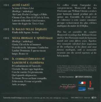 4CD/Doos Claudio Monteverdi: Madrigali & Selva Morale