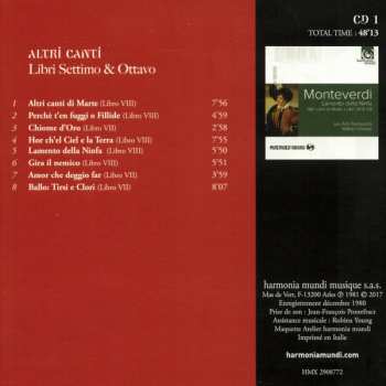4CD/Doos Claudio Monteverdi: Madrigali & Selva Morale