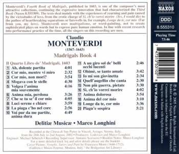 CD Claudio Monteverdi: Madrigals Book 4