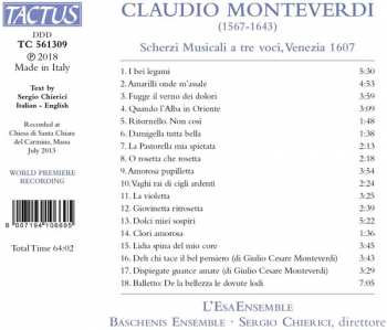 CD Claudio Monteverdi: Scherzi Musicali Venezia 1607