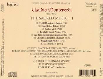 CD Claudio Monteverdi: The Sacred Music - 1