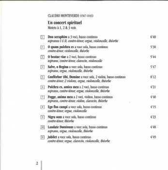 CD Claudio Monteverdi: Un Concert Spirituel