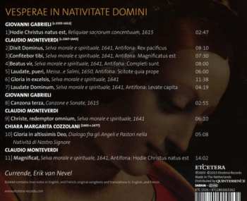 CD Claudio Monteverdi: Vesprerae In Nativitate Domine