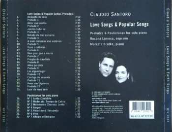 CD Rosana Lamosa: Love Songs & Popular Songs - Preludes & Paulistanas For Solo Piano