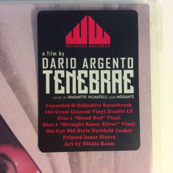 2LP Claudio Simonetti: Tenebrae CLR