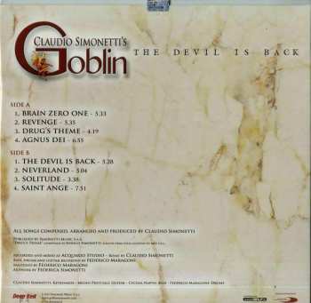 LP Claudio Simonetti's Goblin: The Devil Is Back LTD | CLR