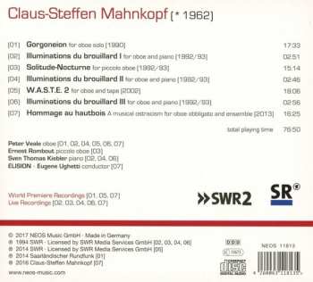 CD Claus-Steffen Mahnkopf: Music For Oboe