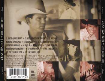 CD Clay Walker: Live, Laugh, Love