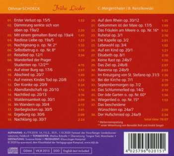 CD Othmar Schoeck: Frühe Lieder