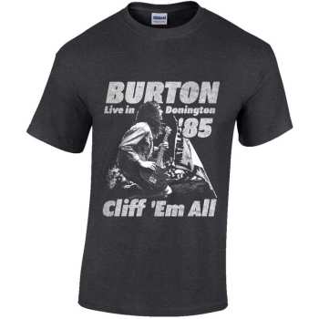 Merch Cliff Burton: Cliff Burton Unisex T-shirt: Flag Retro (small) S