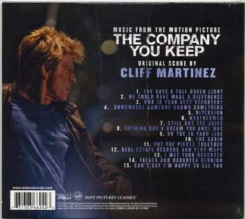 CD Cliff Martinez: The Company You Keep (Original Score)