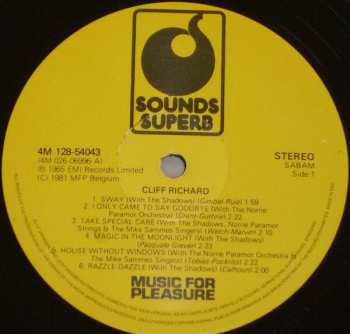 3LP/Doos Cliff Richard: Cliff Richard