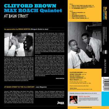 LP Clifford Brown And Max Roach: At Basin Street LTD | CLR