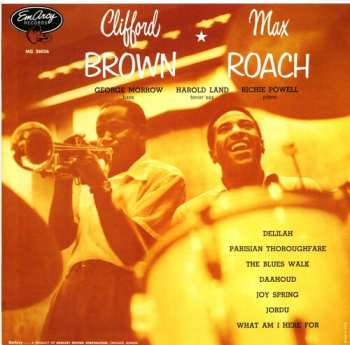 Album Clifford Brown And Max Roach: Clifford Brown And Max Roach