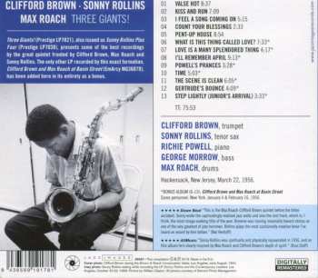 CD Sonny Rollins: Three Giants!