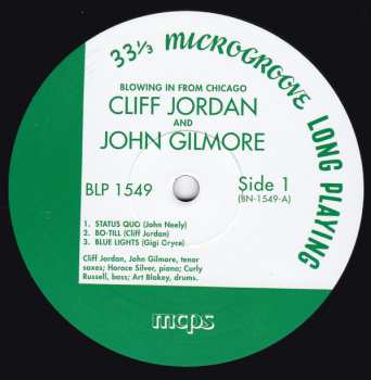 LP Clifford Jordan: Blowing In From Chicago LTD