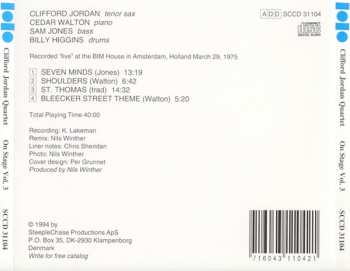 CD Clifford Jordan And The Magic Triangle: On Stage Vol. 3