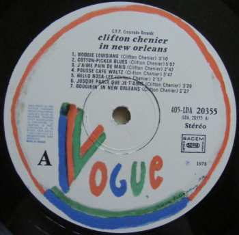 LP Clifton Chenier And His Red Hot Louisiana Band: In New Orleans
