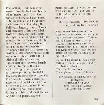 CD Clifton Chenier: Louisiana Blues And Zydeco