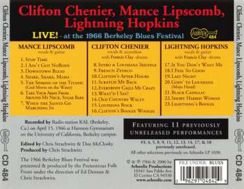 CD Lightnin' Hopkins: Live! At The 1966 Berkeley Blues Festival