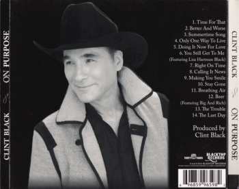 CD Clint Black: On Purpose