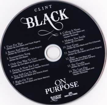 CD Clint Black: On Purpose
