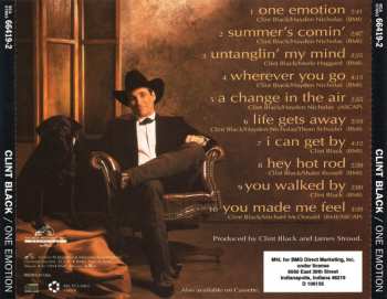 CD Clint Black: One Emotion