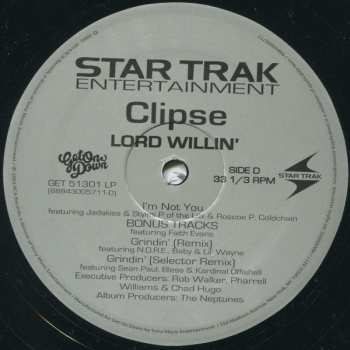 2LP Clipse: Lord Willin'