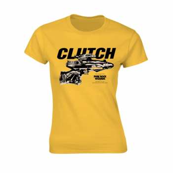Merch Clutch: T-shirt Dames Pure Rock Wizards (yellow)