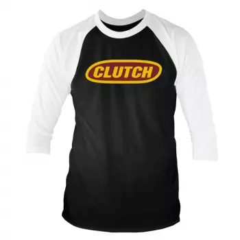 Album Clutch: T-shirt S Tříčtvrtečním Rukávem Classic Logo Clutch (black/whte)