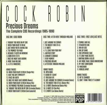 3CD/Doos Cock Robin: Precious Dreams (The Complete CBS Recordings 1985-1990)