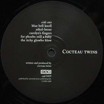 LP Cocteau Twins: Blue Bell Knoll