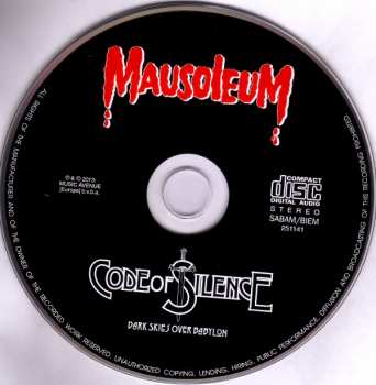 CD Code Of Silence: Dark Skies Over Babylon DIGI