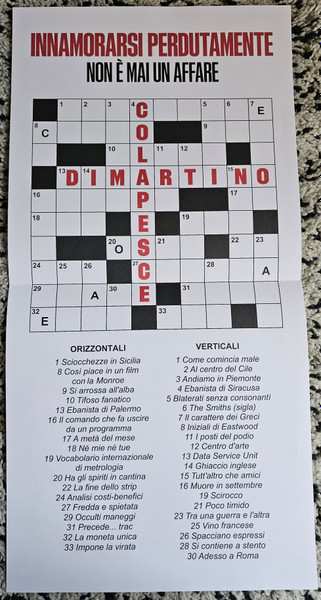 SP Colapesce: Innamorarsi Perdutamente Non È Mai Un Affare LTD
