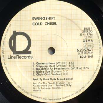 2LP Cold Chisel: Swingshift