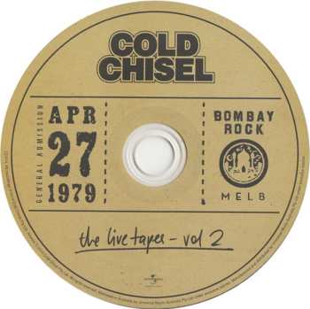 CD Cold Chisel: The Live Tapes - Vol 2