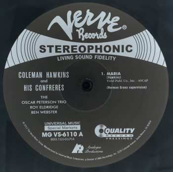 2LP Coleman Hawkins: And Confrères