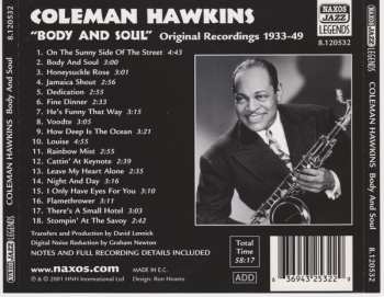 CD Coleman Hawkins: Body And Soul • 1933-1949
