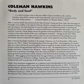 CD Coleman Hawkins: Body And Soul • 1933-1949
