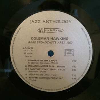 LP Coleman Hawkins: Rare Broadcasts Area 1950