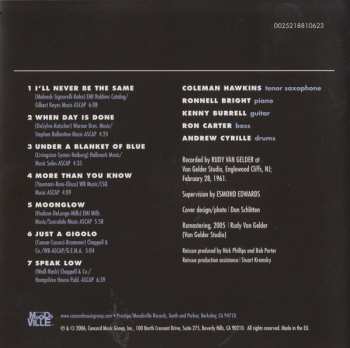 CD Coleman Hawkins: The Hawk Relaxes