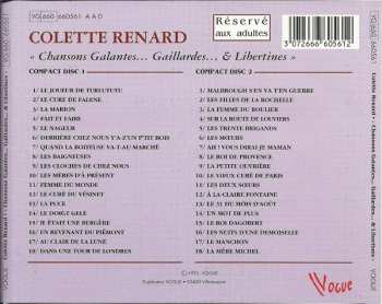 2CD Colette Renard: Chansons Galantes... Gaillardes... & Libertines