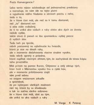 2LP Collegium Musicum: Konvergencie